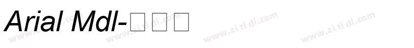 Arial Mdl字体转换